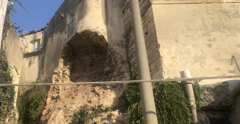 facciata - casa - crollo - modica