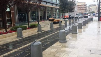 via roma - ragusa - commercianti - protesta