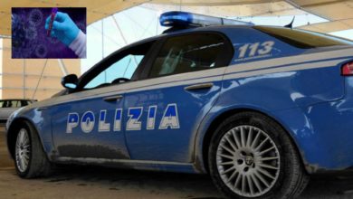 poliziotti positivi a vittoria