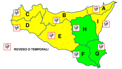 allerta gialla - sicilia