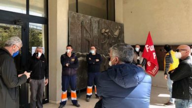 protesta lavoratori Cava dei modicani