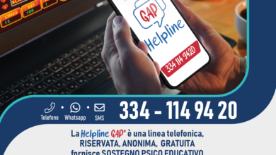Asp Ragusa - linea telefonica HelpLine GAP