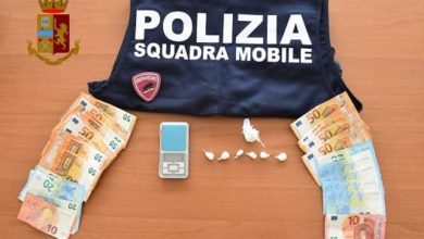 droga - ragusa - arrestato spacciatore