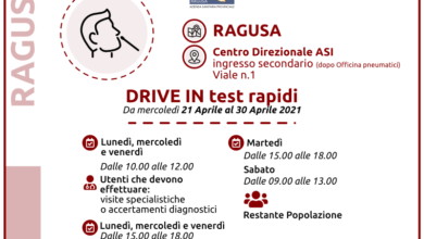 test rapidi - ragusa