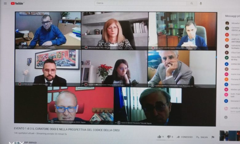 ragusa - “Il curatore oggi e nella prospettiva del codice della crisi”
