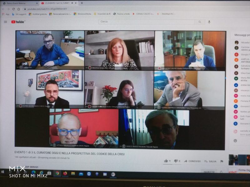 ragusa - “Il curatore oggi e nella prospettiva del codice della crisi”