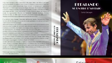 Pedalando su un filo d'acciao, il libro di Carlo Calcagni
