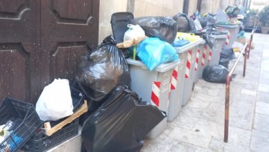 ragusa ibla - rifiuti