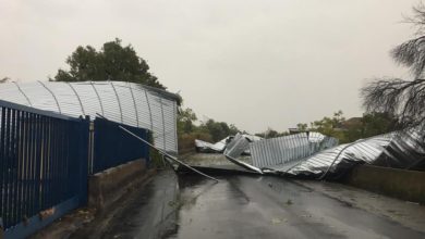 maltempo - divelto tetto