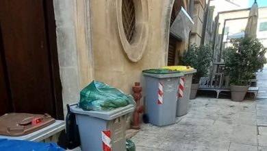 ragusa ibla - rifiuti