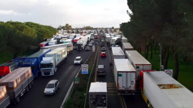 blocco - autotrasportatori - ragusa