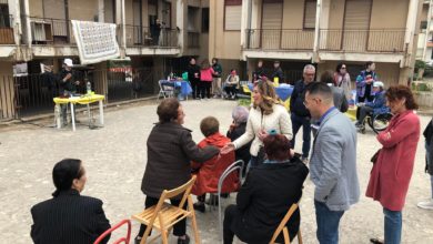 Caterina Riccotti incontra i residenti di via Pietro Nenni