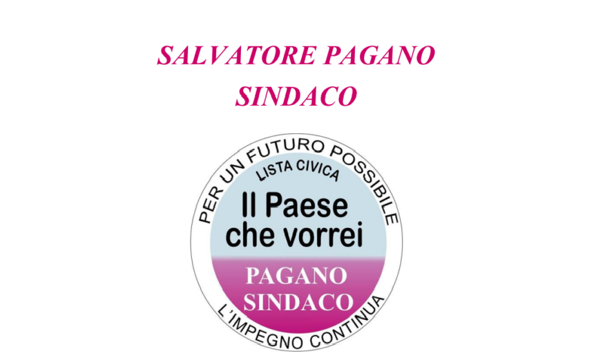 Monterosso - salvatore Pagano sindaco