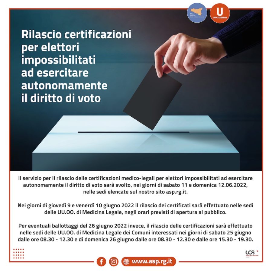 Elettori - Ragusa - certificazioni
